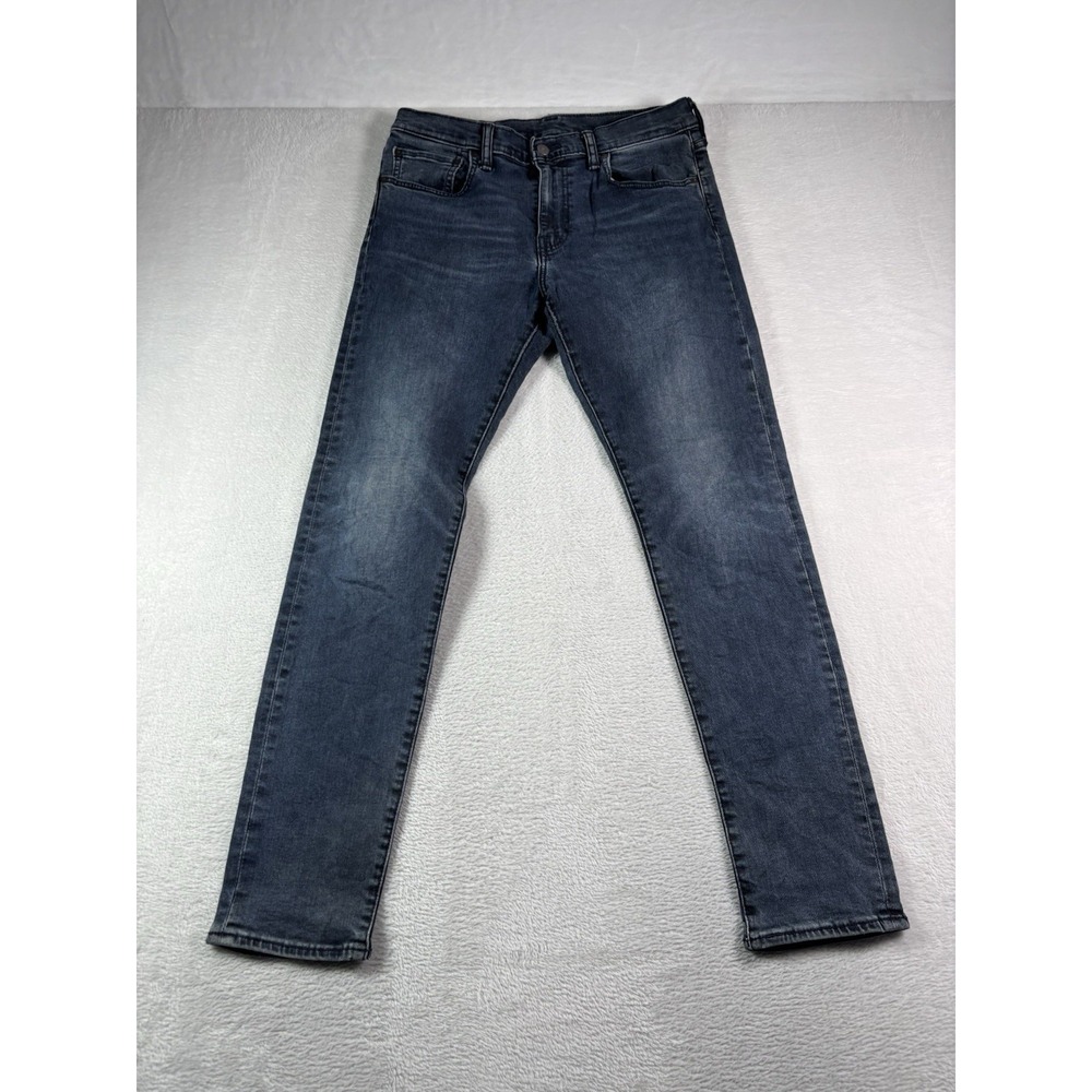 Levi's 512 Men’s Slim Taper Fit Dark Wash Denim Blue Casual Jeans Size 32x32